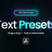 Videohive Text Elite Presets for DaVinci Resolve
