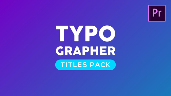 VideoHive Typographer-Titles Pack