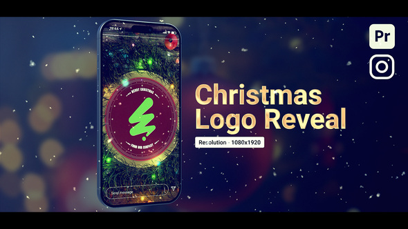 VideoHive Vertical Christmas Logo