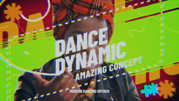 VideoHive Vibrant Glitch Dance Opener | Dynamic Music Promo
