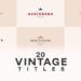 VideoHive Vintage Badge Title Pack 59676380