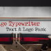 Videohive Vintage Typewriter – Text & Logo Pack