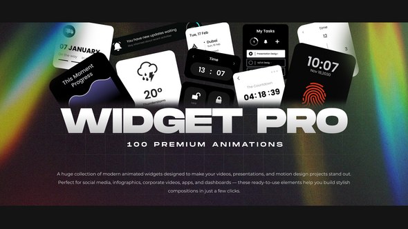 VideoHive Widget Pro for Premiere Pro