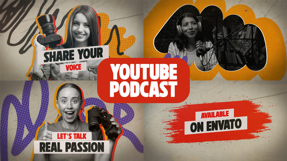 VideoHive Youtube Podcast Intro