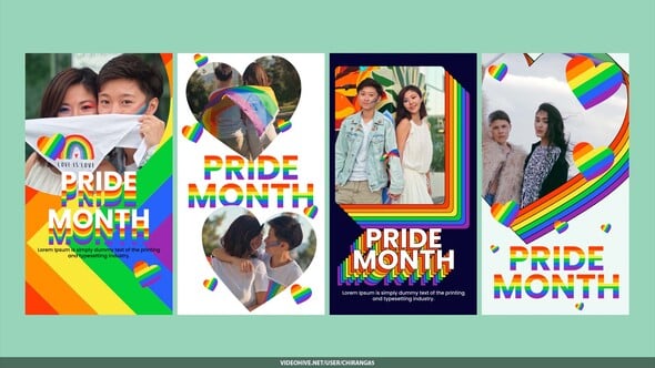 Videohive – Pride Month Instagram Stories | Colorful Social Media Pack