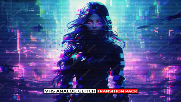 Videohive – VHS Analog Glitch Transition Pack