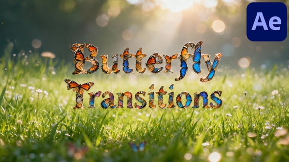 Videohive – Butterfly Transitions for After Effects