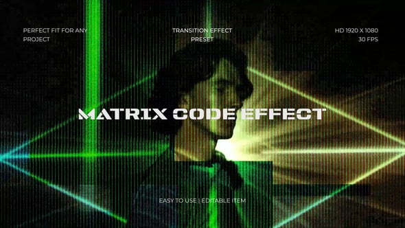 Videohive – Matrix Code Effect