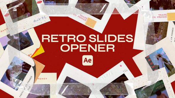 Videohive – Retro Slides Opener For After Effects