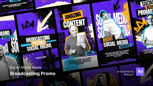 Videohive – Reels – Broadcasting Promo