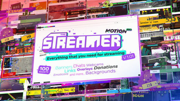 Videohive – The Streamer | Everything for Web Twitch Youtube Live