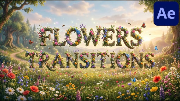 Videohive – Flowers Transitions for After Effects