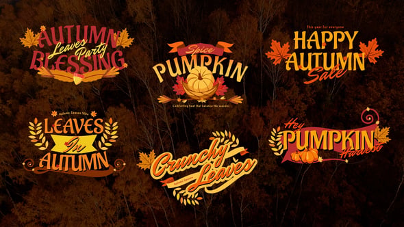 Videohive – Autumn Titles