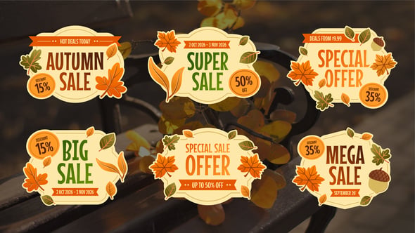 Videohive – Autumn Sale Discount Titles