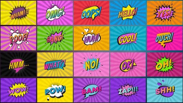 Videohive – Comic Titles || Premiere Pro MOGRT