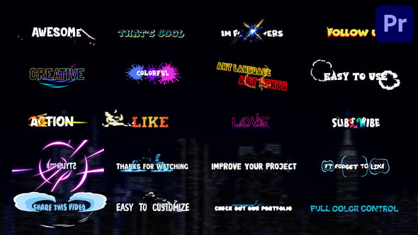 Videohive – Stylish Titles | Premiere Pro MOGRT