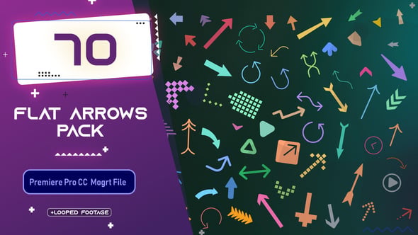 Videohive – Flat Arrows MOGRT Pack