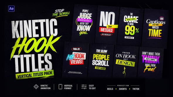 Videohive – Kinetic Hook Titles