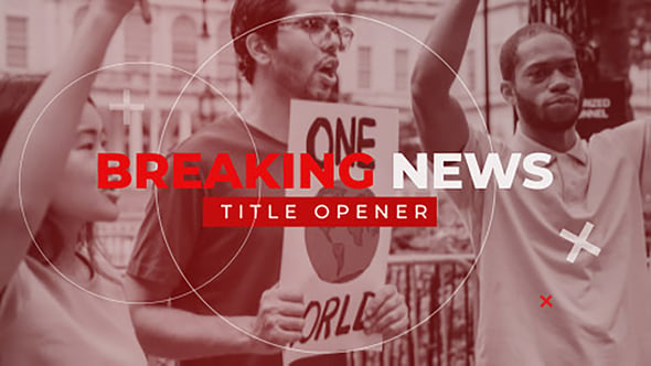 Videohive – Dynamic Breaking News Title Opener