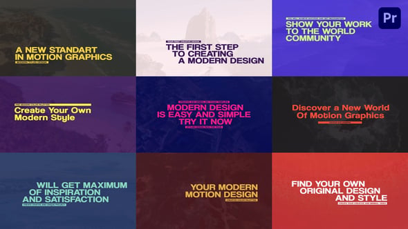 Videohive – Big Titles For Premiere Pro
