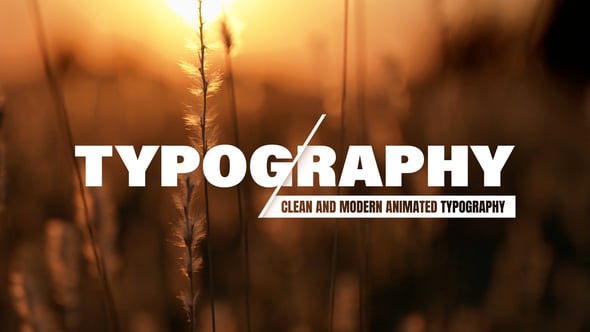 Videohive – Minimalist Text Animations
