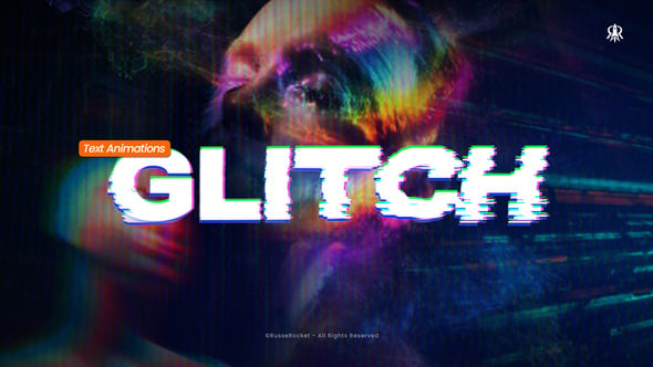 Videohive – Glitch Text Animations