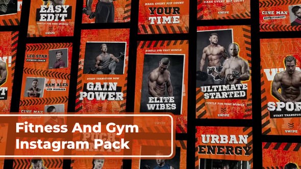 Videohive – Fitness & Gym Instagram Pack