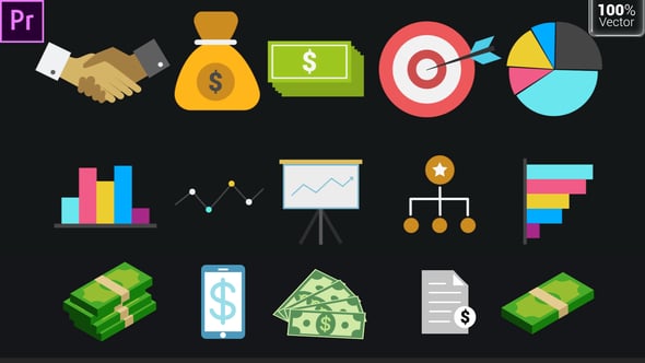 Videohive – Business Animated Icons