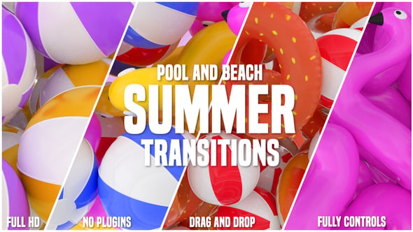 Videohive – Summer Beach Pool Party Transitions