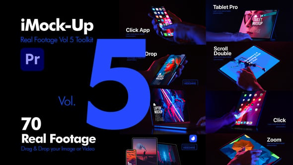 Videohive – iMock-Up Real Footage Vol 5 Toolkit for Premiere Pro