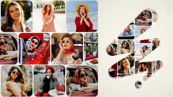 Videohive – Mosaic Logo Intro