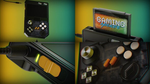 Videohive – Retro Handheld Gaming Opener