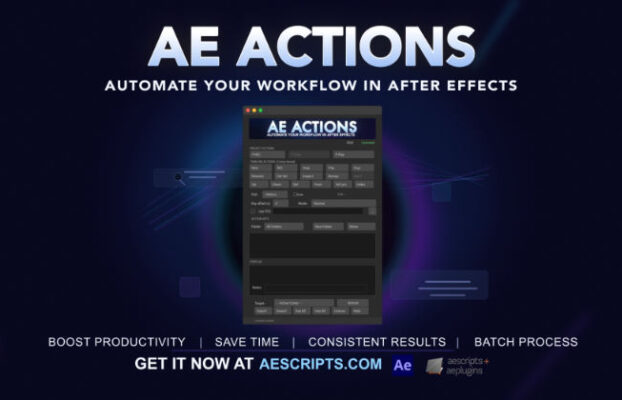 Aescripts AE Actions v1.0.5 for After Effects