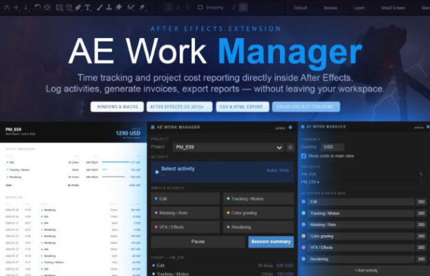 Aescripts AE Work Manager v1.0.0