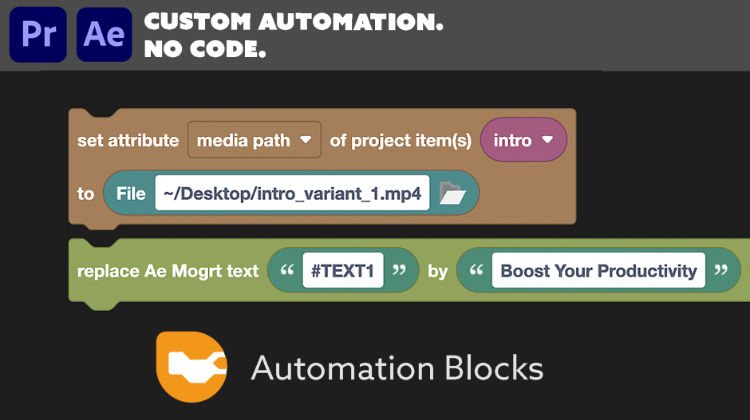 Aescripts Automation Blocks for Premiere Pro v1.1.013