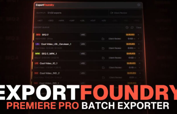 Aescripts ExportFoundry v1.0 Free Download