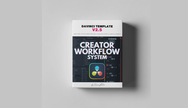 Cameron Radice DaVinci Resolve Template v2.5