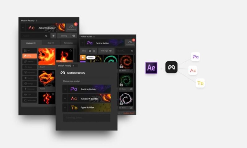 Motion Factory PIXFLOW Packs Collection 2026 Updates