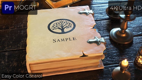 Videohive Ancient Book Opening – Motion Graphics Template (MOGRT)