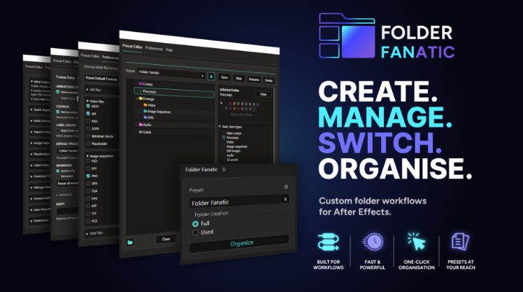 Aescripts Folder Fanatic V1.0.0