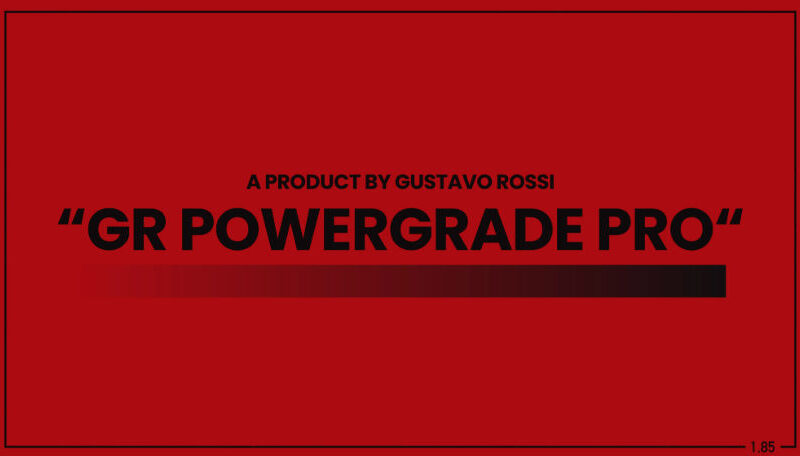 Gustavo Rossi GR PowerGrade Pro for DaVinci Resolve