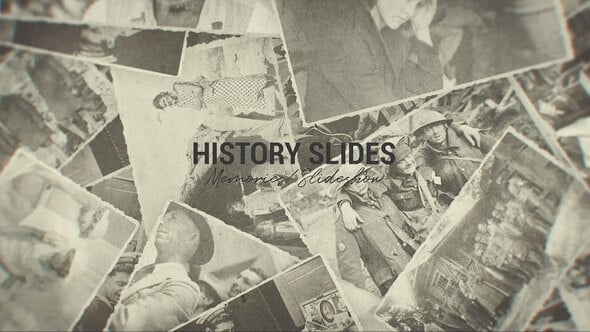 Videohive History Slideshow 64232550 