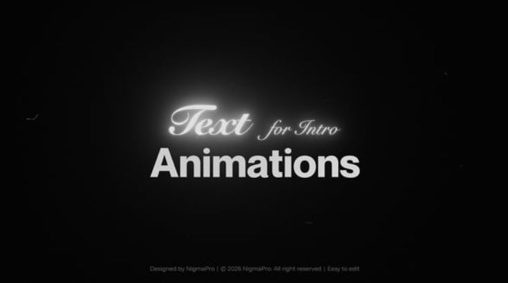 Videohive Text Animations