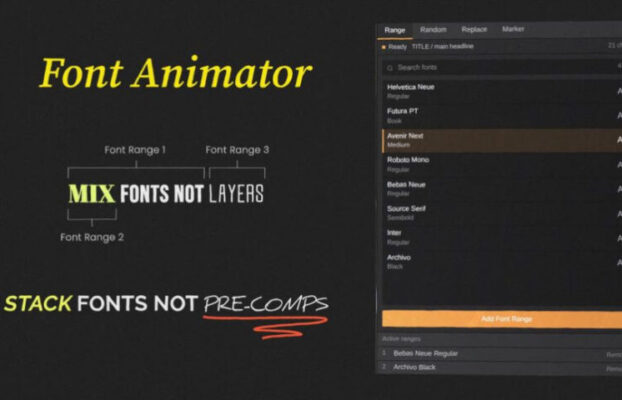 Aescripts Font Animator v1.1.23 Free Download