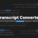 Aescripts Transcript Converter v2.6.0