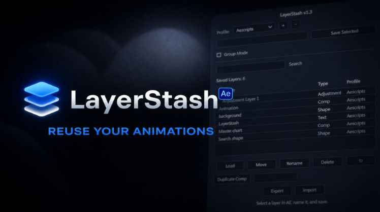 Aescripts LayerStash V2 Free Download
