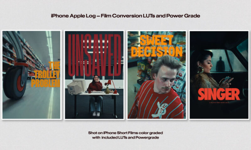 iPhone Apple Log – Film Conversion LUT & Power Grade