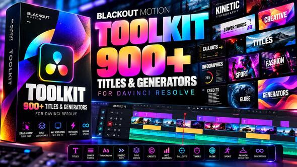 Videohive Blackout Motion Toolkit