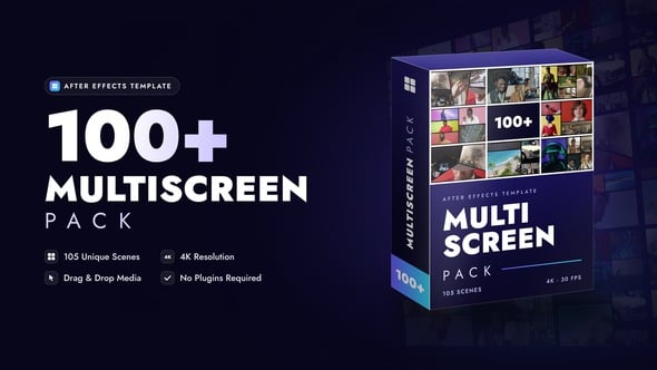 Videohive Multiverse | 100+ Multiscreen & Split Screen Pack