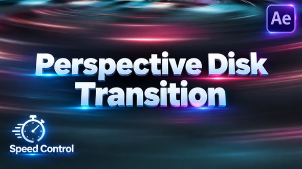 Videohive Perspective Disk Transition